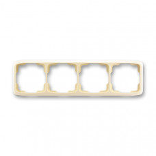 ABB Tango® Outlet Frame 4x horizontal (Ivory)