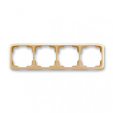 ABB Tango® Outlet Frame 4x horizontal (Beige)