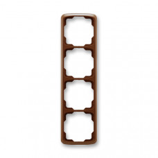 ABB Tango® Outlet Frame 4x vertical (Brown)