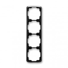ABB Tango® Outlet Frame 4x vertical (Black)