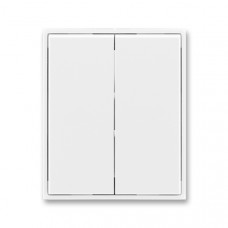 ABB Universal Switch button double (White / White)