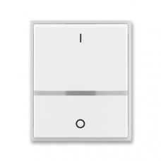 ABB Universal Switch button full IO Illuminated (White / Ice White)