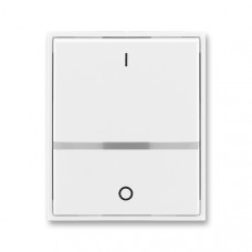 ABB Universal Switch button full IO Illuminated (White / White)