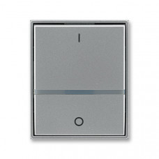 ABB Universal Switch button full IO Illuminated (Steel)