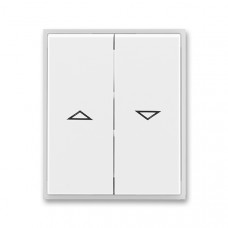 ABB Universal Shutter switch cover 2 buttons (White / Ice White)