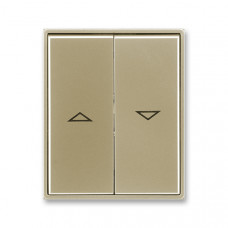 ABB Universal Shutter switch cover 2 buttons (Champagne)