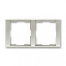 ABB Time® Outlet Frame 2x horizontal (Old Silver)