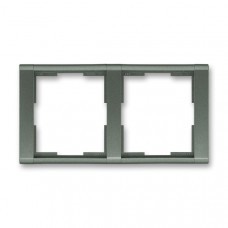 ABB Time® Outlet Frame 2x horizontal (Anthracite)