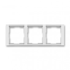 ABB Time® Outlet Frame 3x horizontal (White / Ice White)