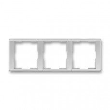 ABB Time® Outlet Frame 3x horizontal (Titanium)