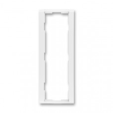 ABB Time® Outlet Frame 3x vertical (White / White)