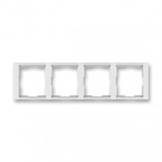 ABB Time® Outlet Frame 4x horizontal (White / Ice White)