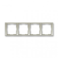 ABB Time® Outlet Frame 4x horizontal (Old Silver)