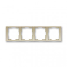 ABB Time® Outlet Frame 4x horizontal (Champagne)