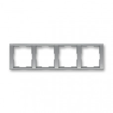 ABB Time® Outlet Frame 4x horizontal (Steel)