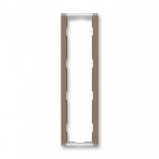 ABB Time® Outlet Frame 4x vertical (Lungo / Milk White)