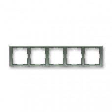 ABB Time® Outlet Frame 5x horizontal (Anthracite)