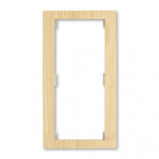 ABB Time® Arbo Outlet Frame 2x vertical (Natural Beech)