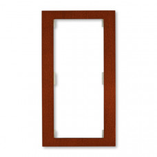ABB Time® Arbo Outlet Frame 2x vertical (Mahogany)