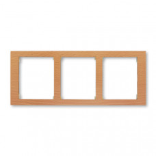 ABB Time® Arbo Outlet Frame 3x horizontal (Alder)