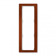 ABB Time® Arbo Outlet Frame 3x vertical (Mahogany)